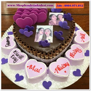 Bánh Sinh Nhật In Hình Ảnh - H220